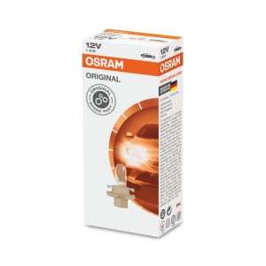 OSRAM 12V Automotive Lamp ORIGINAL - PLASTIC MF BASE 2452MFX6 BX8.4d Package of 10 pcs Automotive Lamp Onetrade